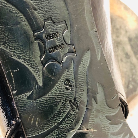 𝅺DONALD J. Pliner Black Couture Canna Strap Buckle Heels Open Toe Size 8 - Picture 7 of 7